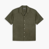 Linen Camp Shirt | Olive