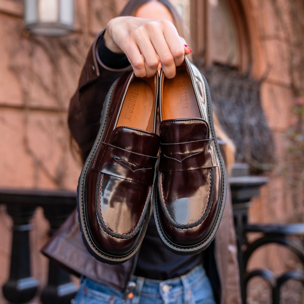 S Penny | Burgundy