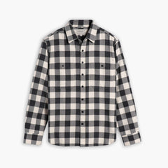 Buffalo Check Shirt | Black & Cream