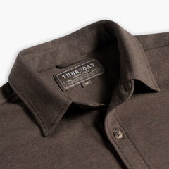 Everyday Button-Down Shirt | Brown (Two Pocket)