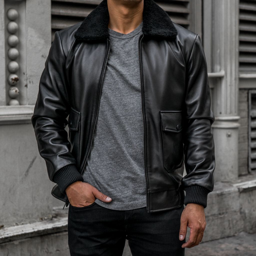 S Flight Jacket | Black