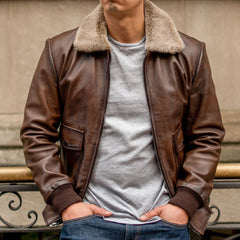 S Flight Jacket | Anejo