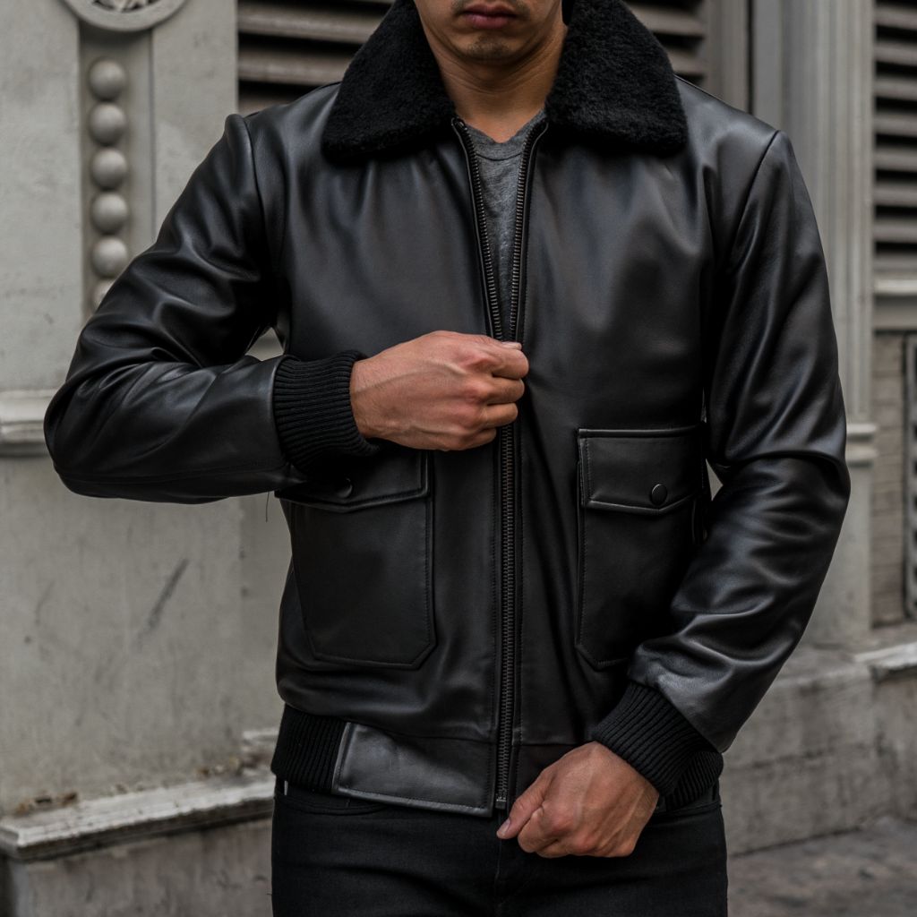 S Flight Jacket | Black