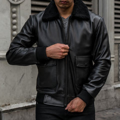 S Flight Jacket | Black