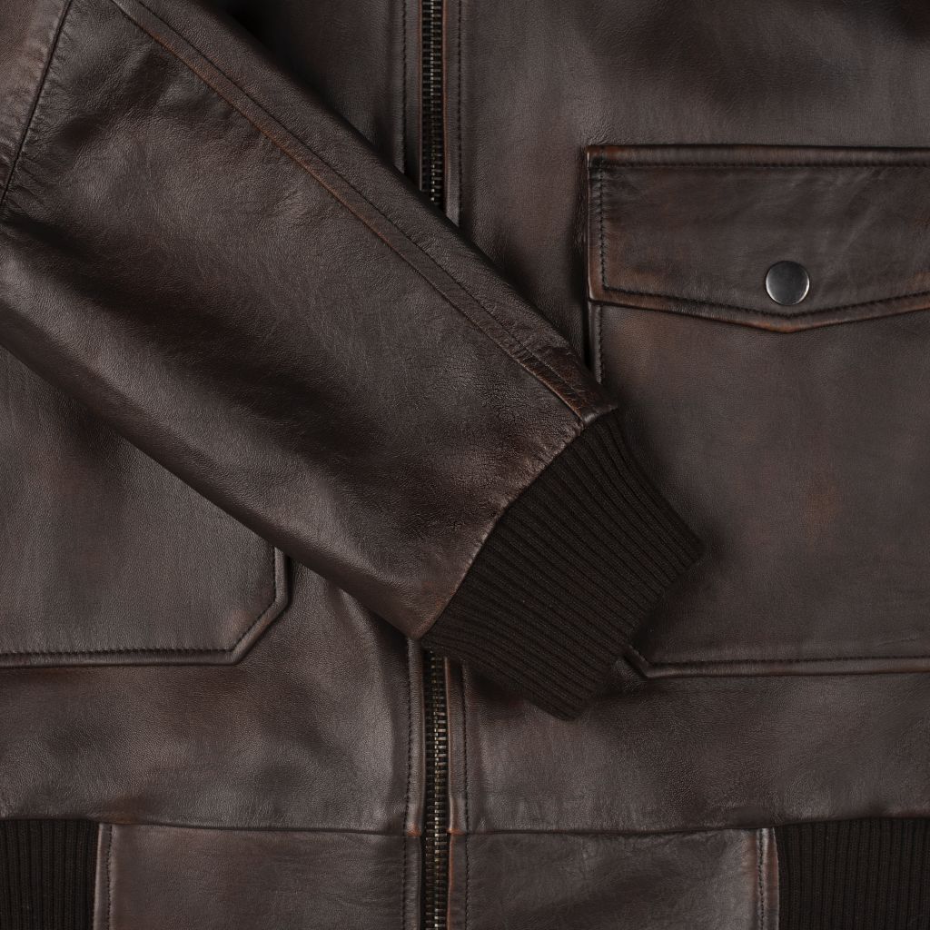 S Flight Jacket | Black Coffee