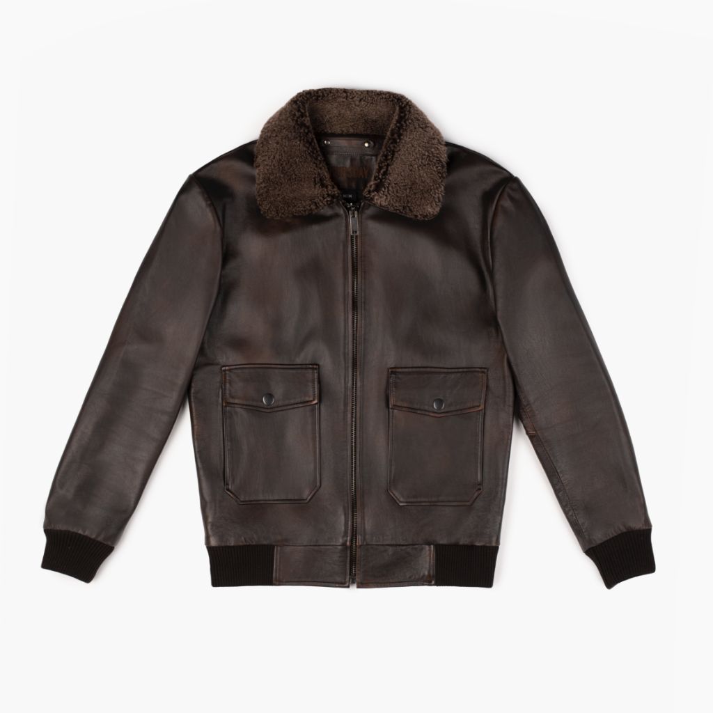S Flight Jacket | Black Coffee