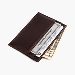 Leather Card Holder | Brown