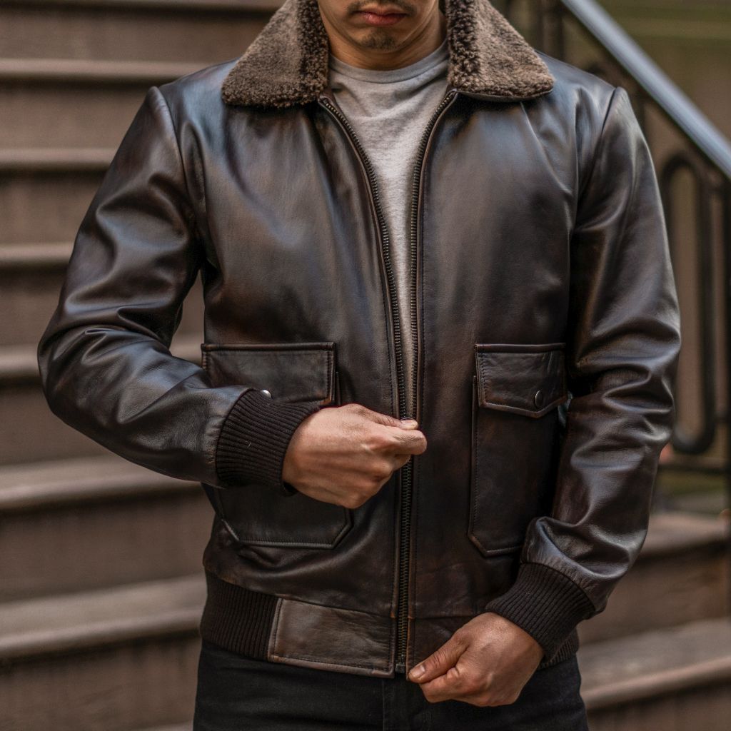 S Flight Jacket | Black Coffee