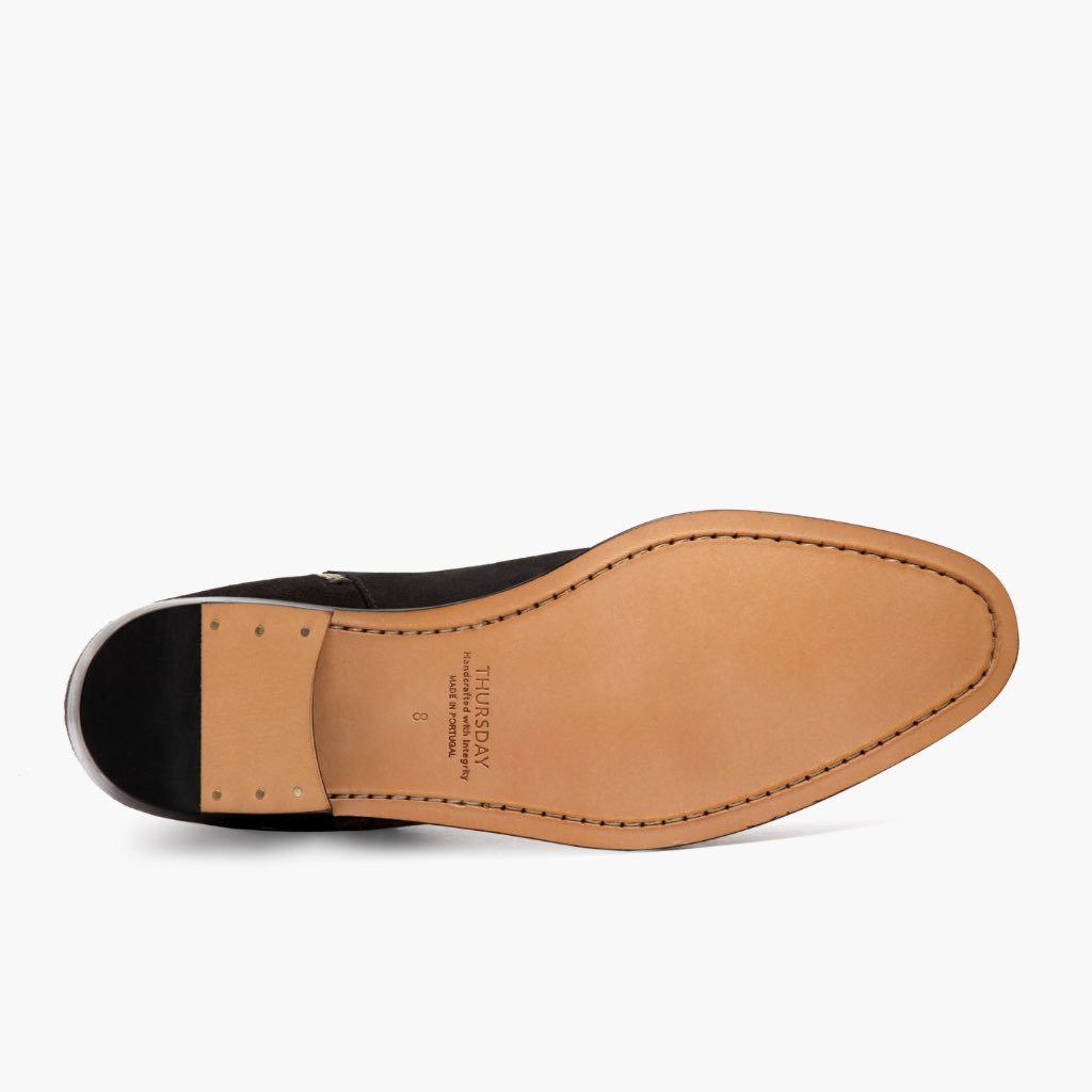 S Harness | Black Suede