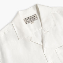 Linen Camp Shirt | White