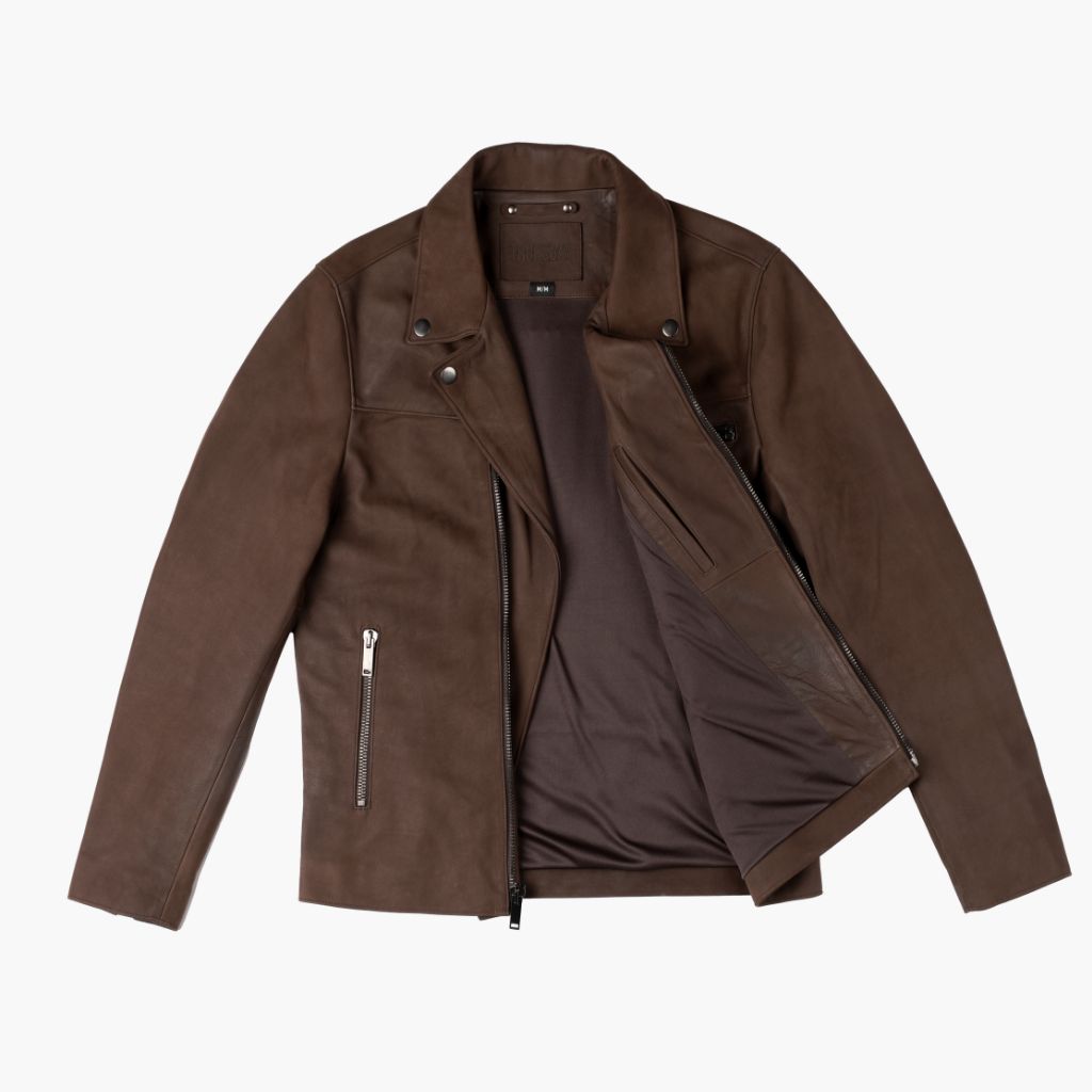 S Motorcycle Jacket | Tobacco