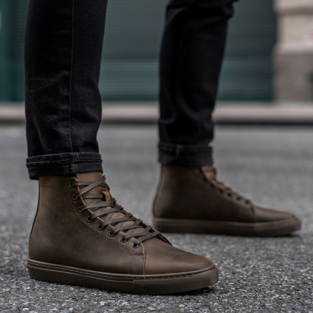 S Premier High Top | Tobacco