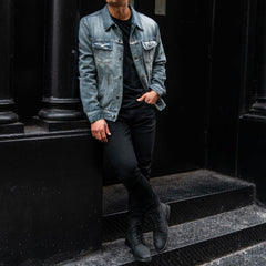 Denim Trucker Jacket | Washed Indigo