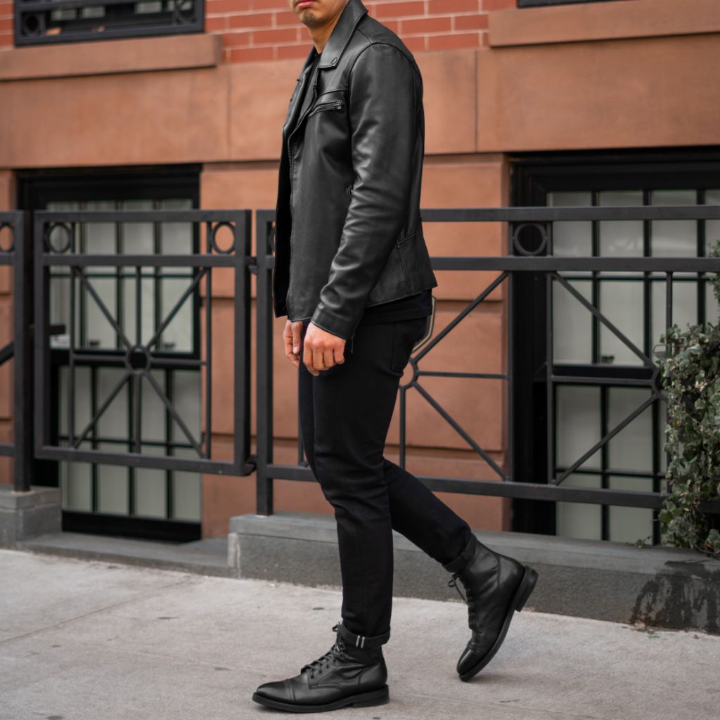 S Motorcycle Jacket | Black