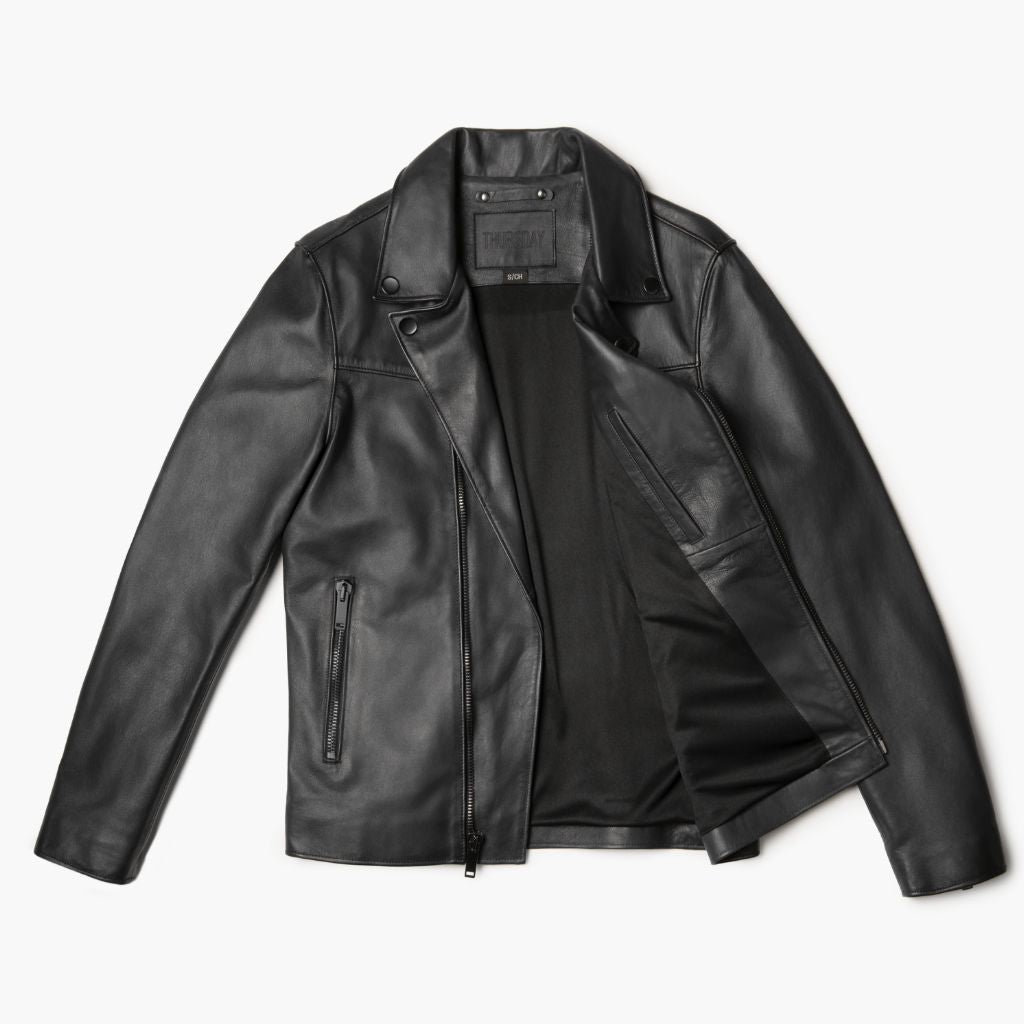 S Motorcycle Jacket | Black