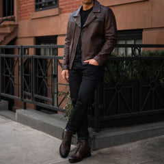 S Motorcycle Jacket | Old English