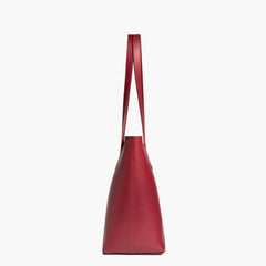 Everyday Tote | Red (M) (Zipper)
