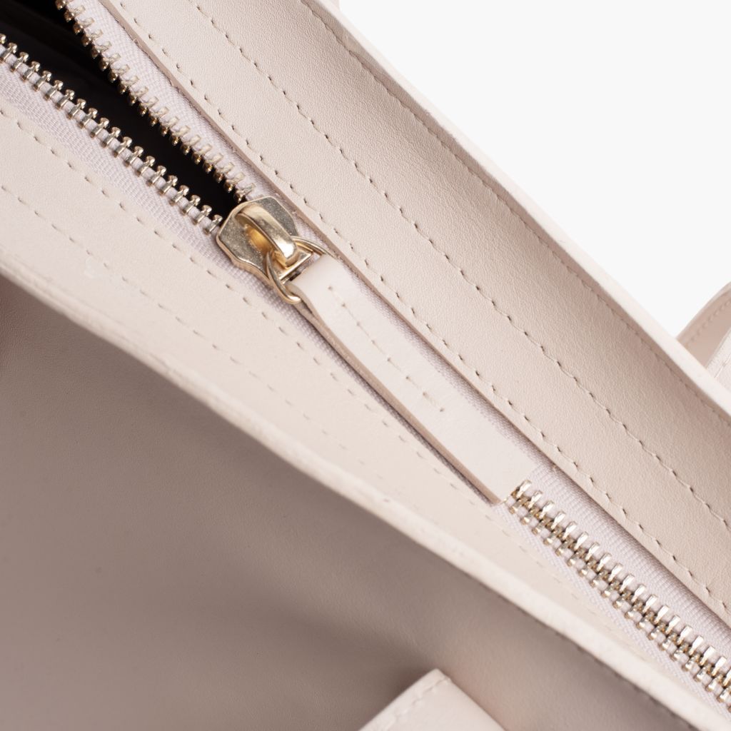 Everyday Tote | Beige (XL) (Zipper)