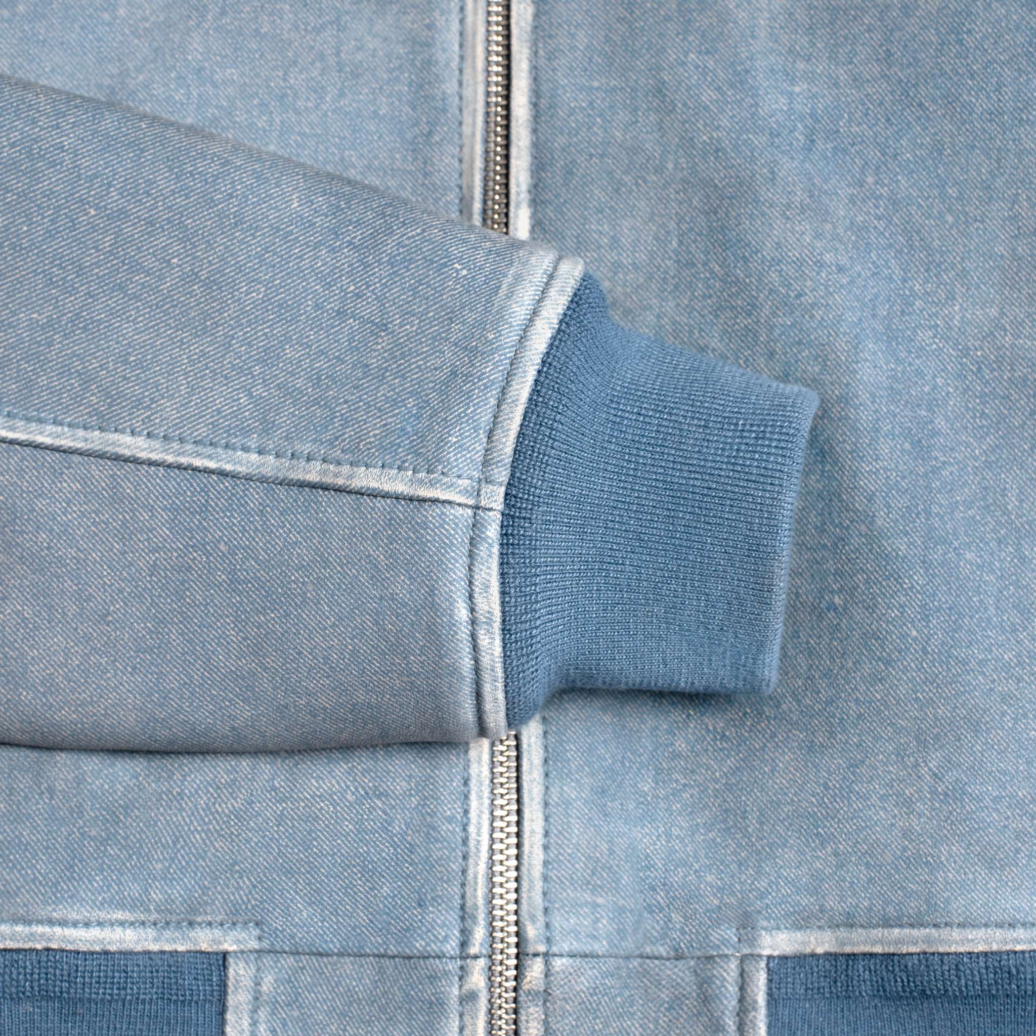 Major League Jacket | Blue Textured