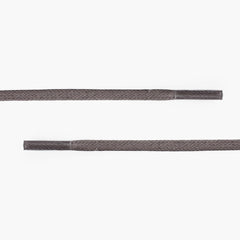 Flat Waxed Cotton Laces | Grey